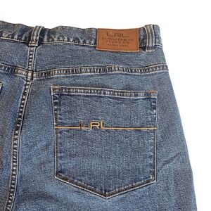 Lauren Ralph Lauren Bootcut Jeans Women's 14 High Rise Stretch Denim